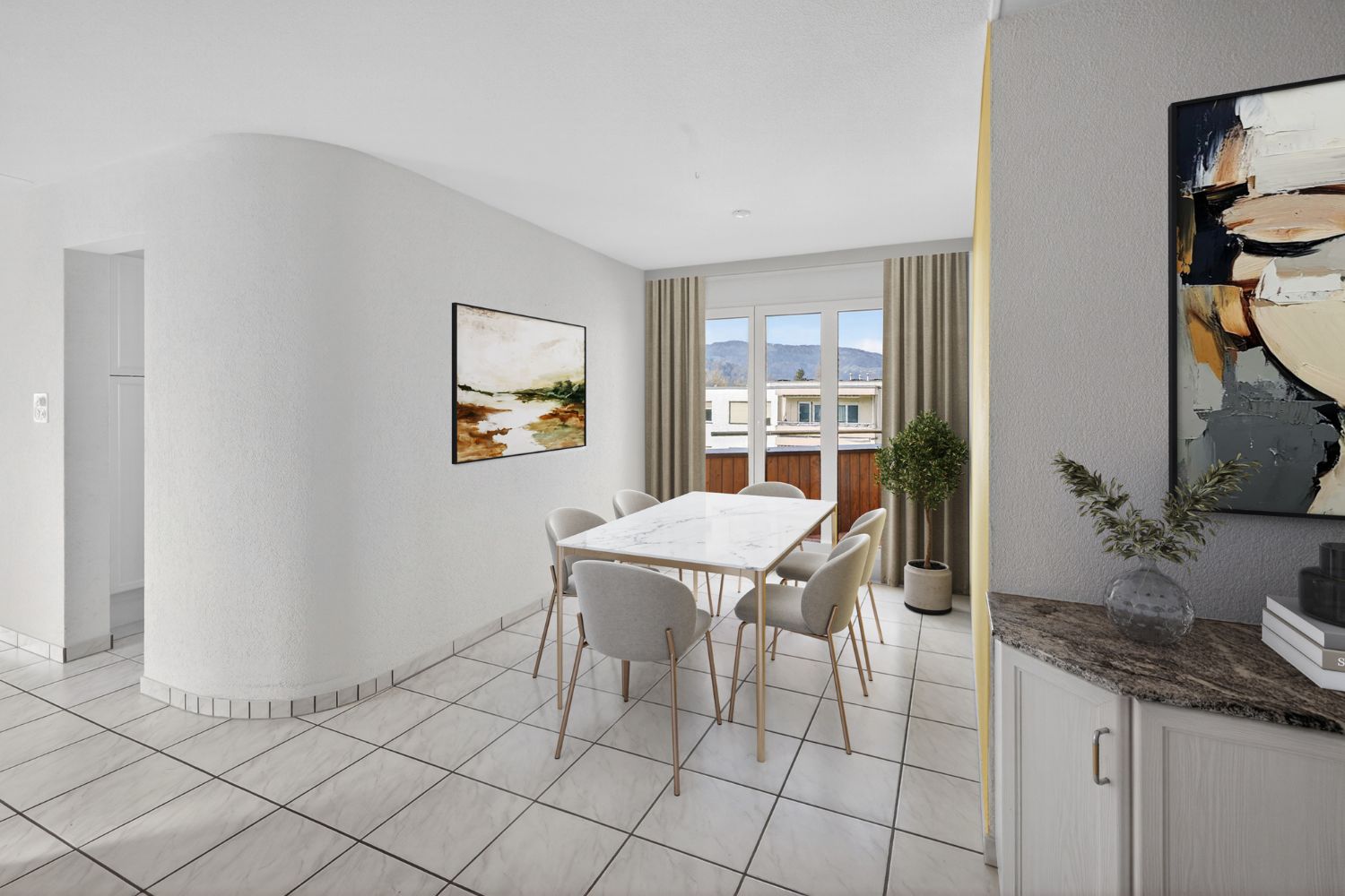 Wohnen über den Dächern von Widnau, mit sonniger Terrasse und Panoramablick - Bild 6