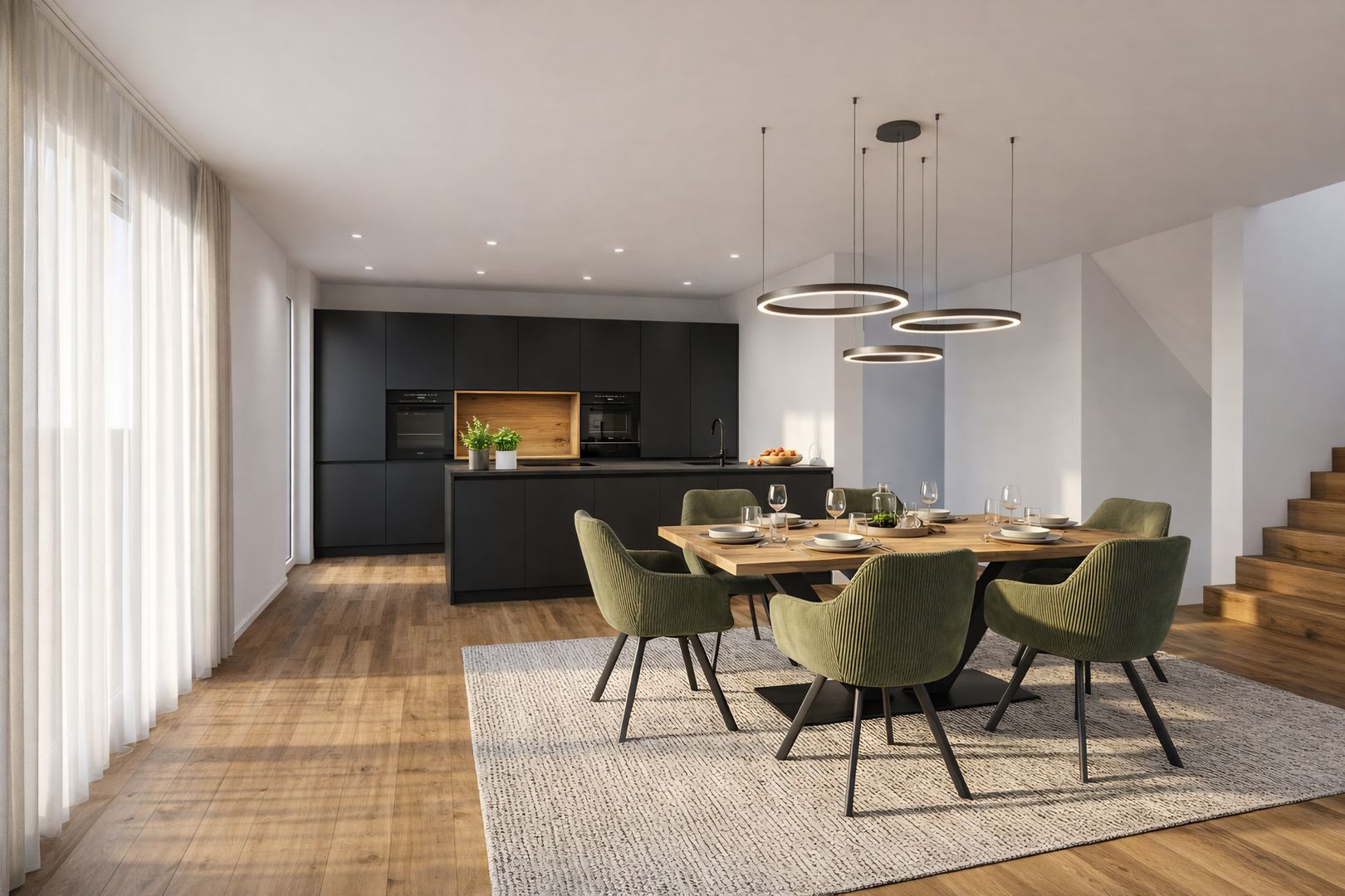 Neubauprojekt «Aurea Quartier» – 5.5-Zimmer-Doppelhaushälfte an ruhiger Lage in Au - Bild 2