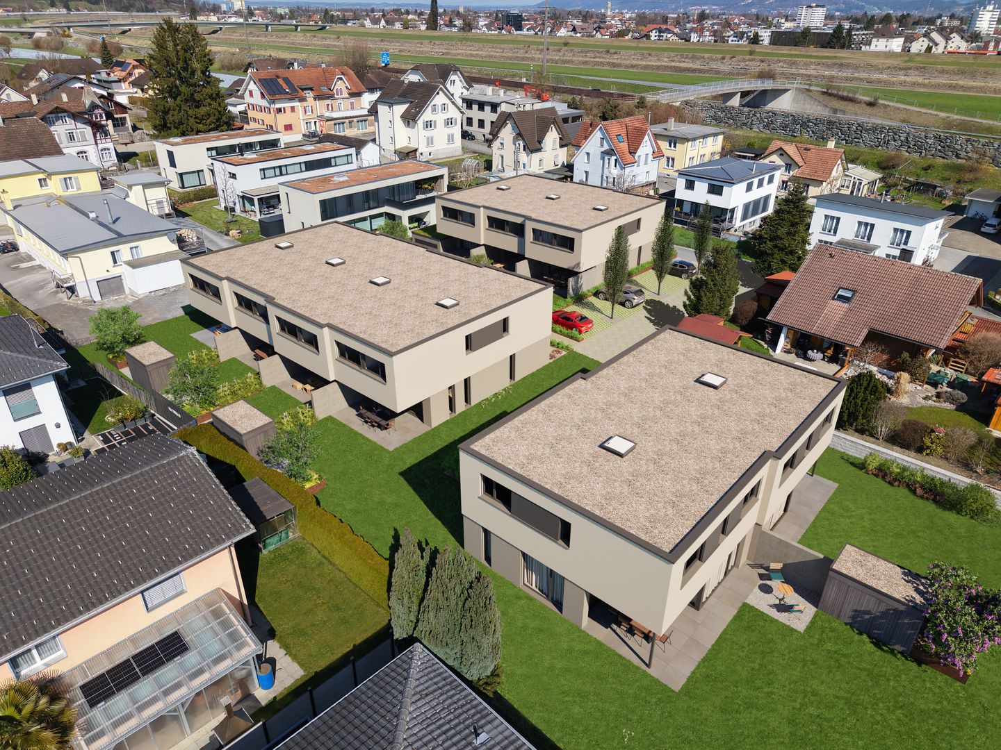 Neubauprojekt «Aurea Quartier» – 5.5-Zimmer-Doppelhaushälfte an ruhiger Lage in Au - Bild 8