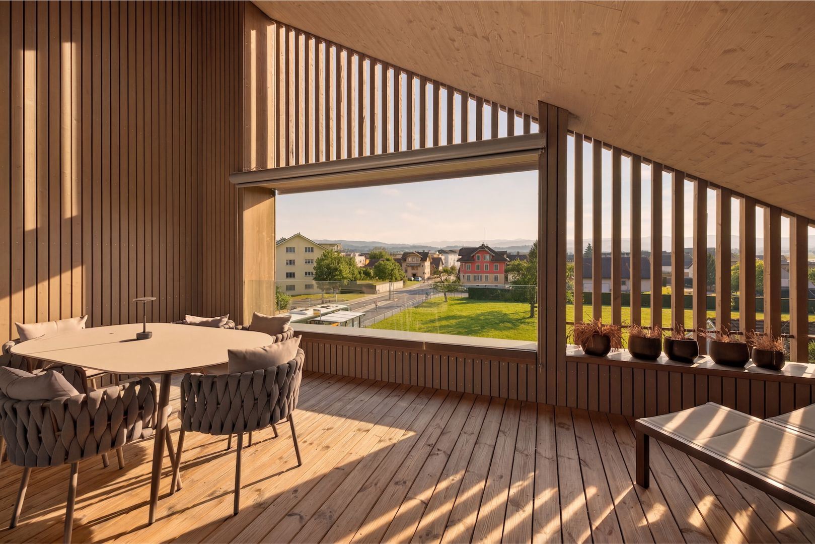 Moderne Dachwohnung mit Weitsicht und charaktervoller Holzarchitektur - Bild 9