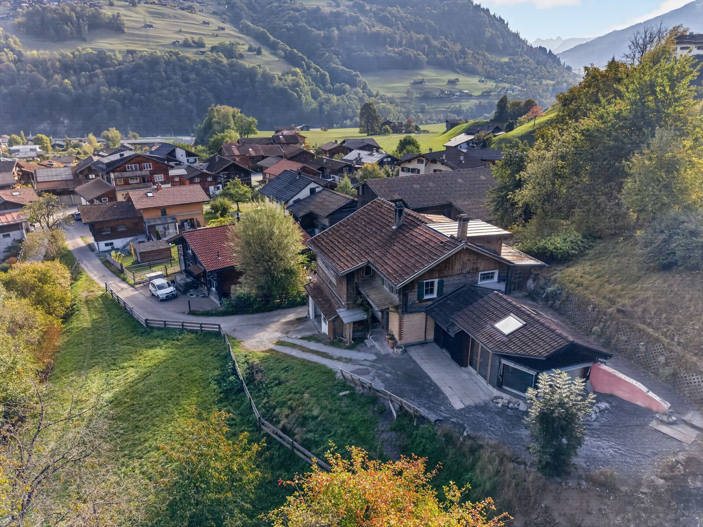 Charmantes Strickbau-Einfamilienhaus mit Wintergarten im Prättigau - Bild 11
