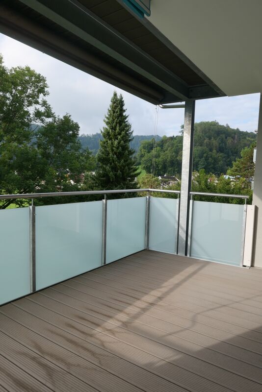gedeckter Balkon