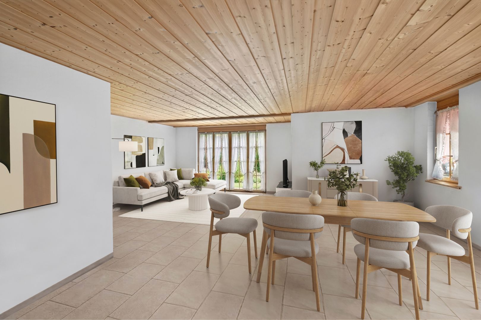 Charmantes Landhaus mit Aussenpool und Autohalle für 4 Personenwagen - Bild 2