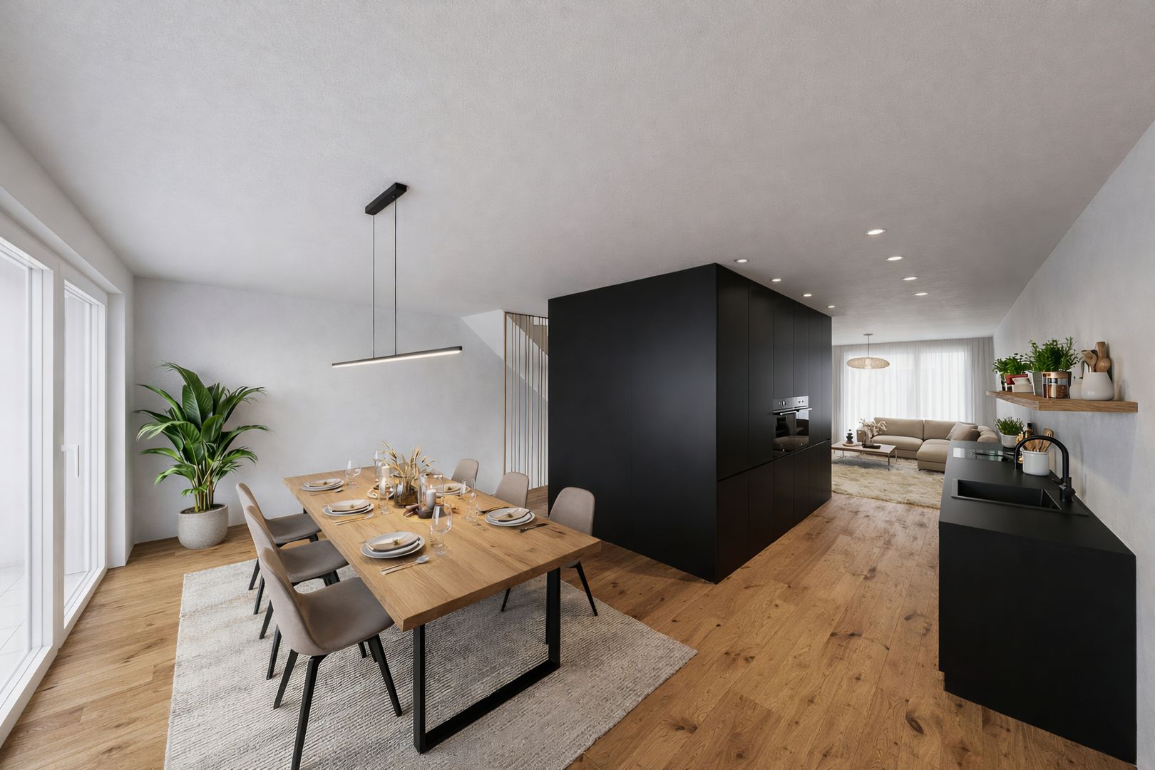 Neubauprojekt «Aurea Quartier» – 5.5-Zimmer-Reihenhaus mit eigenem Garten an ruhiger Lage in Au - Bild 2