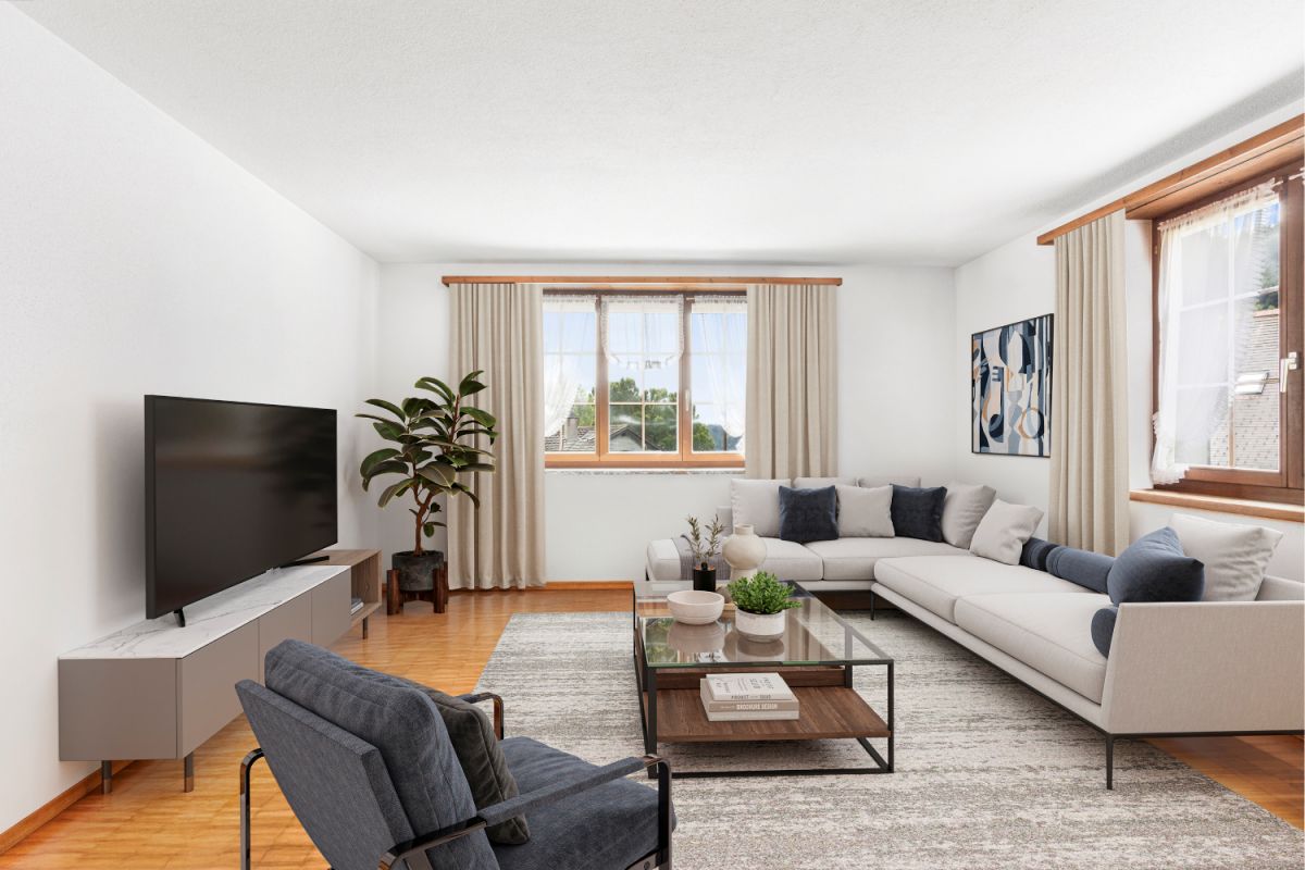 Freistehendes Einfamilienhaus mit viel Umschwung und herrlicherAussicht - Bild 3