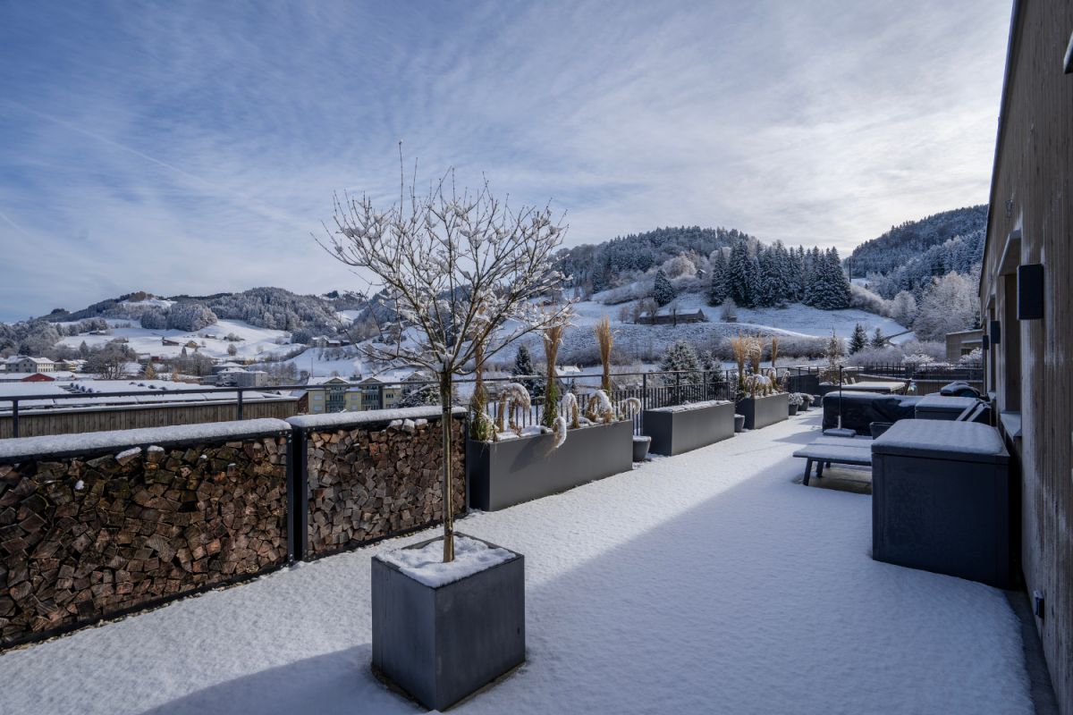 Exklusive Attikawohnung im modernen Holzbau und schöner Panoramasicht - Bild 11